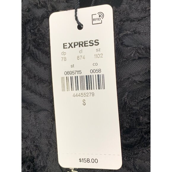 NWT Womens Express Bomber Jacket Black Size S/M - Picture 7 of 12